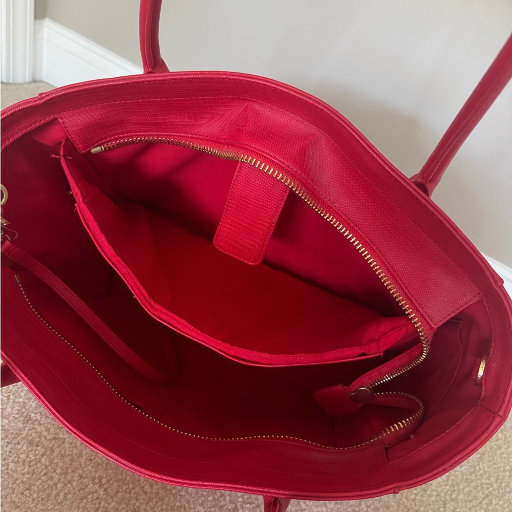 Dagne Dover Red Tote Bag - Picture 6 of 7